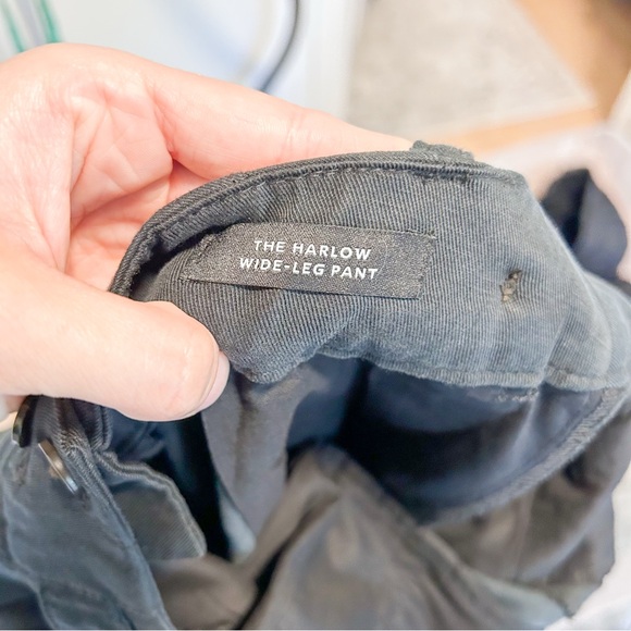 Madewell NWT The Harlow Wide-Leg Pant in Drapey Twill Cotton Linen Blend sz 0 - Picture 6 of 8